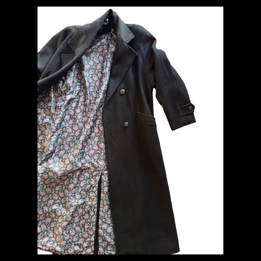 Vintage 80’s Wool Long Coat
